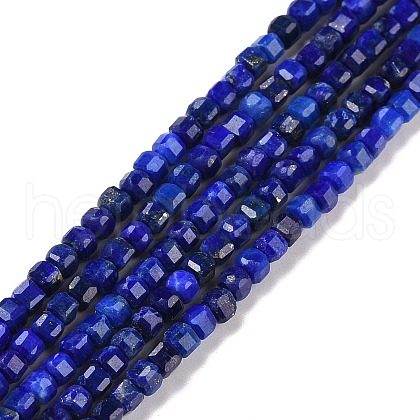 Natural Lapis Lazuli Beads Strands G-C009-B08-1