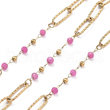 304 Stainless Steel Paperclip Chains CHS-P021-02G-03-1