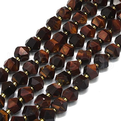 Natural Tiger Eye Beads Strands G-I376-A61-01-1