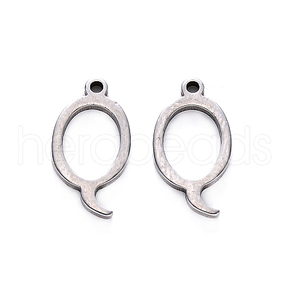 201 Stainless Steel Charms STAS-R105-Q-1