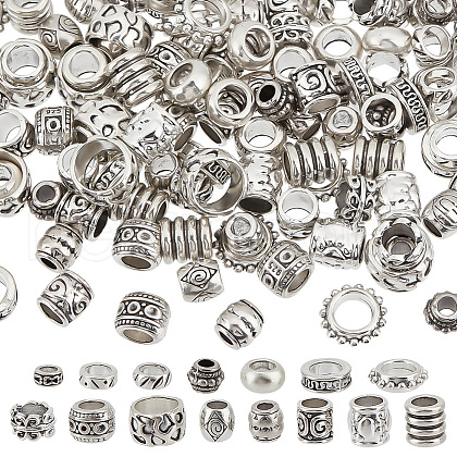  Tibetan Style Alloy Beads TIBEB-NB0001-36C-1