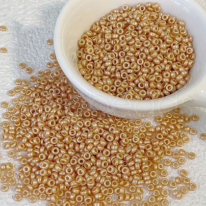 Opaque Colours Glass Seed Beads PW-WG6EF65-12-1