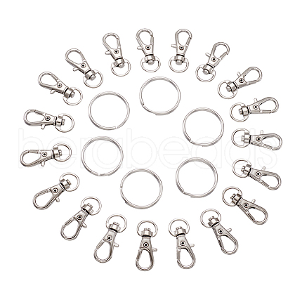 Alloy Swivel Lobster Claw Clasps FIND-TA0001-01P-1