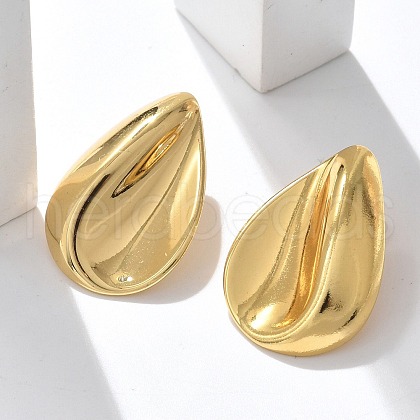 304 Stainless Steel Stud Earrings for Women EJEW-U047-08G-1