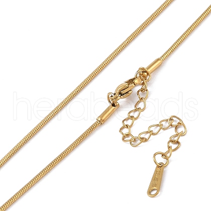 Ion Plating(IP) 201 Stainless Steel Chain Necklaces NJEW-P309-26A-G-1