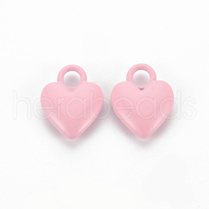 Spray Painted Alloy Charms PALLOY-Q433-032D-RS-1