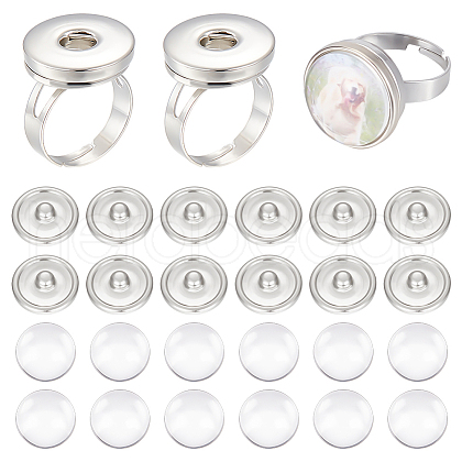 Unicraftale DIY Finger Ring Kits DIY-UN0055-94-1