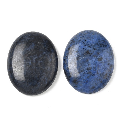 Natural Dumortierite Quartz Cabochons G-C189-03-1