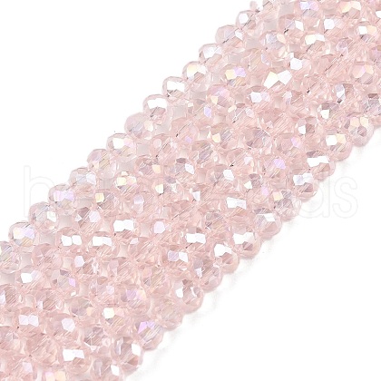 Electroplate Glass Beads Strands EGLA-A044-T2mm-B22-1