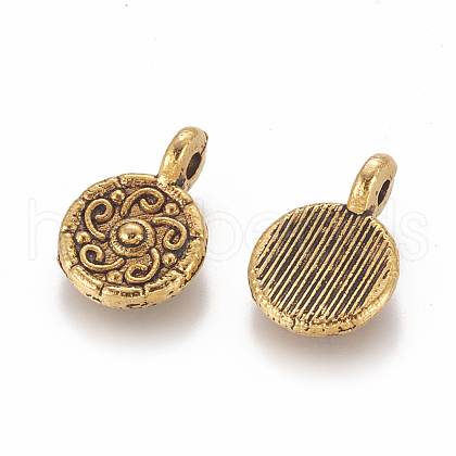 Tibetan Style Alloy Charms X-GLF0159Y-NF-1