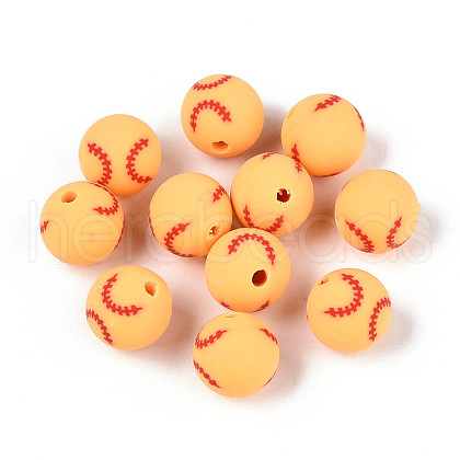 Handmade Polymer Clay Beads CLAY-N014-02B-10-1