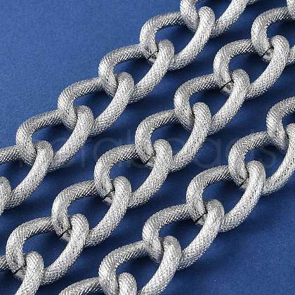 Oxidation Aluminum Textured Curb Chains CHA-H001-13S-1