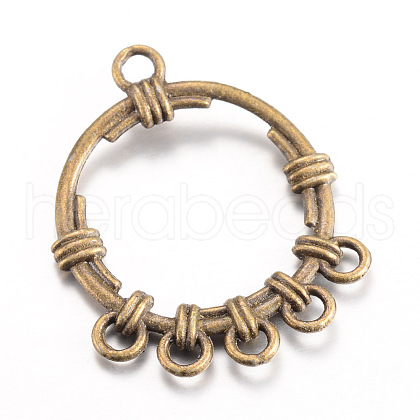 Tibetan Style Alloy Chandelier Components Links TIBE-Q064-12AB-NR-1