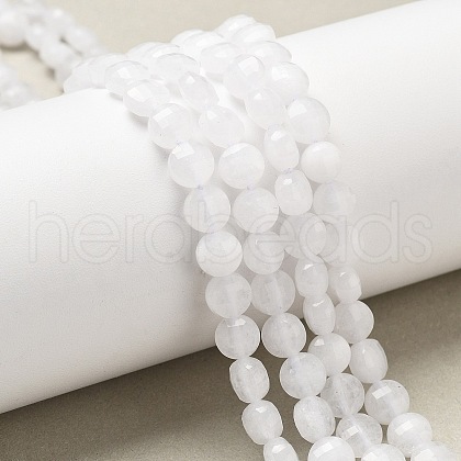Natural White Jade Beads Strands G-C179-A6mm-11-1