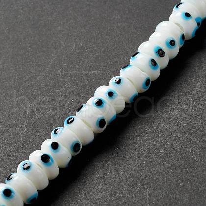 Handmade Evil Eye Lampwork Beads LAMP-F021-01H-1