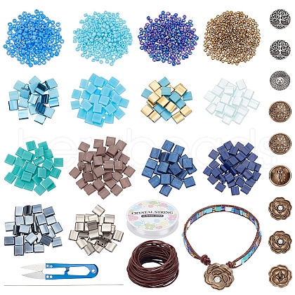  DIY Tile Bracelet Making Kit DIY-NB0009-75-1