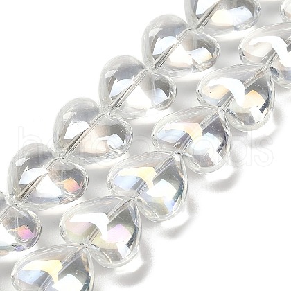 Electroplate Glass Beads Strands EGLA-B008-01A-AB01-1