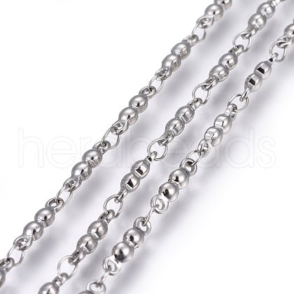 Tarnish Resistant 304 Stainless Steel Link Chains STAS-P219-32-1