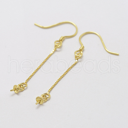 925 Sterling Silver Earring Hooks Findings STER-I014-31G-1
