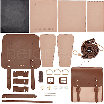 DIY PU Leather Sew on Backpack Kits DIY-WH0297-23A-1