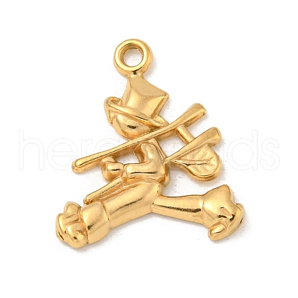 Ion Plating(IP) 304 Stainless Steel Pendants STAS-N103-145G-1
