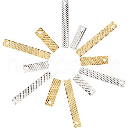 SUPERFINDINGS 96Pcs 4 Style Brass Pendants KK-FH0002-95-1