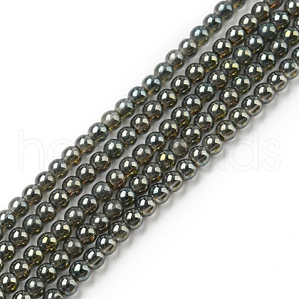 Electroplate Glass Beads Strands EGLA-K014-A-FR07-1