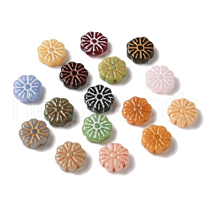 Opaque Lampwork Beads LAMP-P065-03B-1