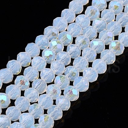 Electroplate Glass Beads Strands EGLA-A044-J3mm-L06-1