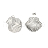 Brass Earring for Women EJEW-M259-02A-P-2