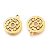 Ion Plating(IP) 304 Stainless Steel Charms STAS-A047-13G-2
