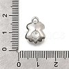 Brass Pave Cubic Zirconia Charms KK-C096-15P-01-3