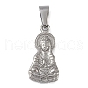 Non-Tarnish 304 Stainless Steel Pendants STAS-L275-18P-1