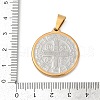 PVD Vacuum Plating 304 Stainless Steel Pendants STAS-A053-24C-PG-3
