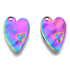 Ion Plating(IP) 304 Stainless Steel Pendants STAS-N098-187M-3