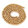 Electroplated Synthetic Non-magnetic Hematite Beads Strands G-H027-E01-01-3
