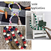 Craftdady 80Pcs 8 Colors Dyed Natural Wooden Beads WOOD-CD0001-23-7
