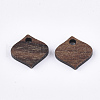 Walnut Wood Charms X-WOOD-S054-40-2