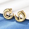 304 Stainless Steel Stud Earrings EJEW-D319-08G-1