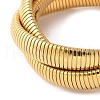 304 Stainless Steel Stretch Bracelets BJEW-A031-01E-G-2