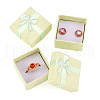 Square Paper Jewelry Ring Gift Boxes with Bowknot CON-TAC0010-80B-3