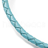 Leather Braided Cord Bracelets BJEW-G675-06G-08-2