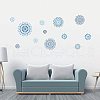 Rectangle with Word PVC Wall Stickers DIY-WH0228-128-3