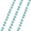 Glass Round Beaded Chain CHS-B003-01B-1