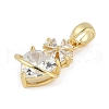 Brass Clear Glass Pendants RGLA-M002-05G-2
