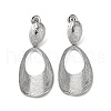 Non-Tarnish 304 Stainless Steel Dangle Stud Earrings STAS-Z052-28P-1