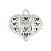 Hollow Brass Pendants for Valentine's Day KK-M289-03H-P-1