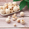 Kissitty Unfinished Natural Wood Beads WOOD-KS0001-10-5