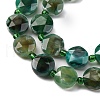Dyed & Heated Natural Fire Crackle Agate Beads Strands G-C116-A177-01-4