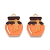 Thanksgiving Day Theme Alloy Enamel Pendants ENAM-T020-35G-1